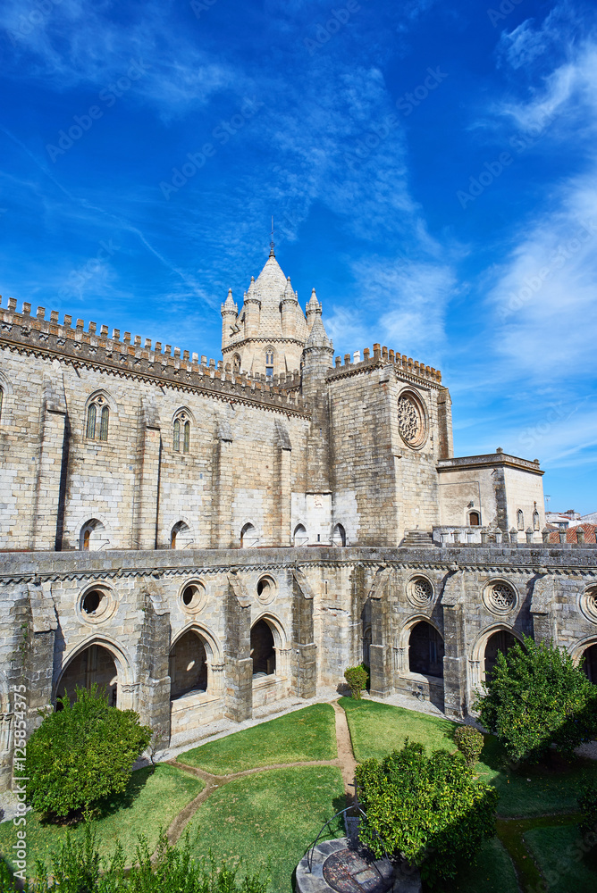 Cathedral of Nossa Senhora da Assuncao. Evora, Portugal.