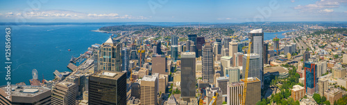 View of downtown Seattle skyline