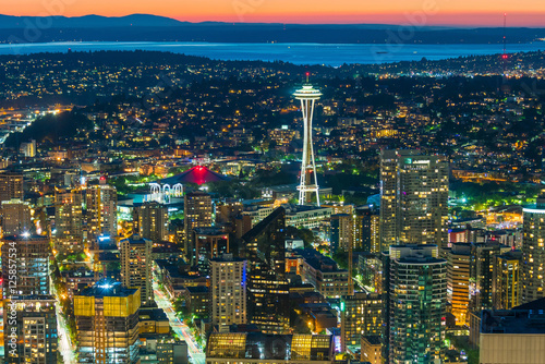 View of downtown Seattle skyline