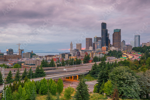 View of downtown Seattle skyline