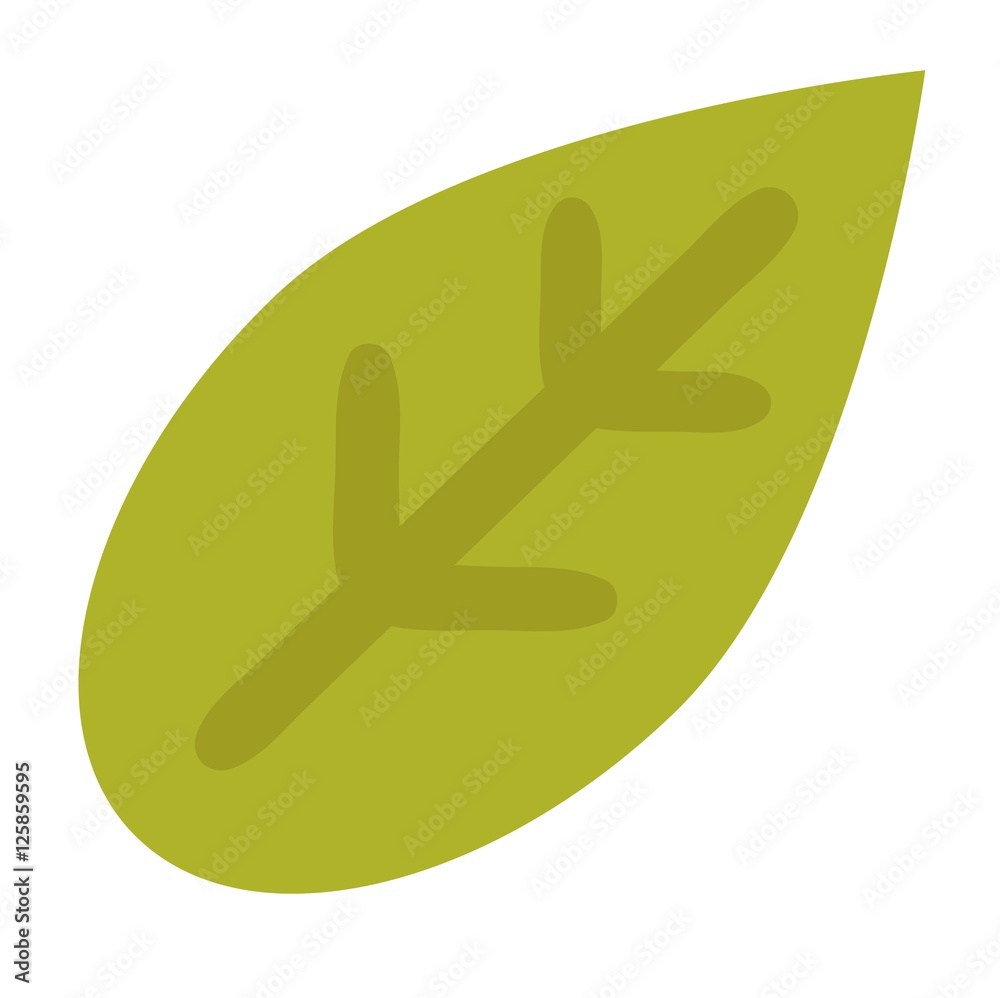 Leaf icon vector illustration. Leaf icon vector illustration.