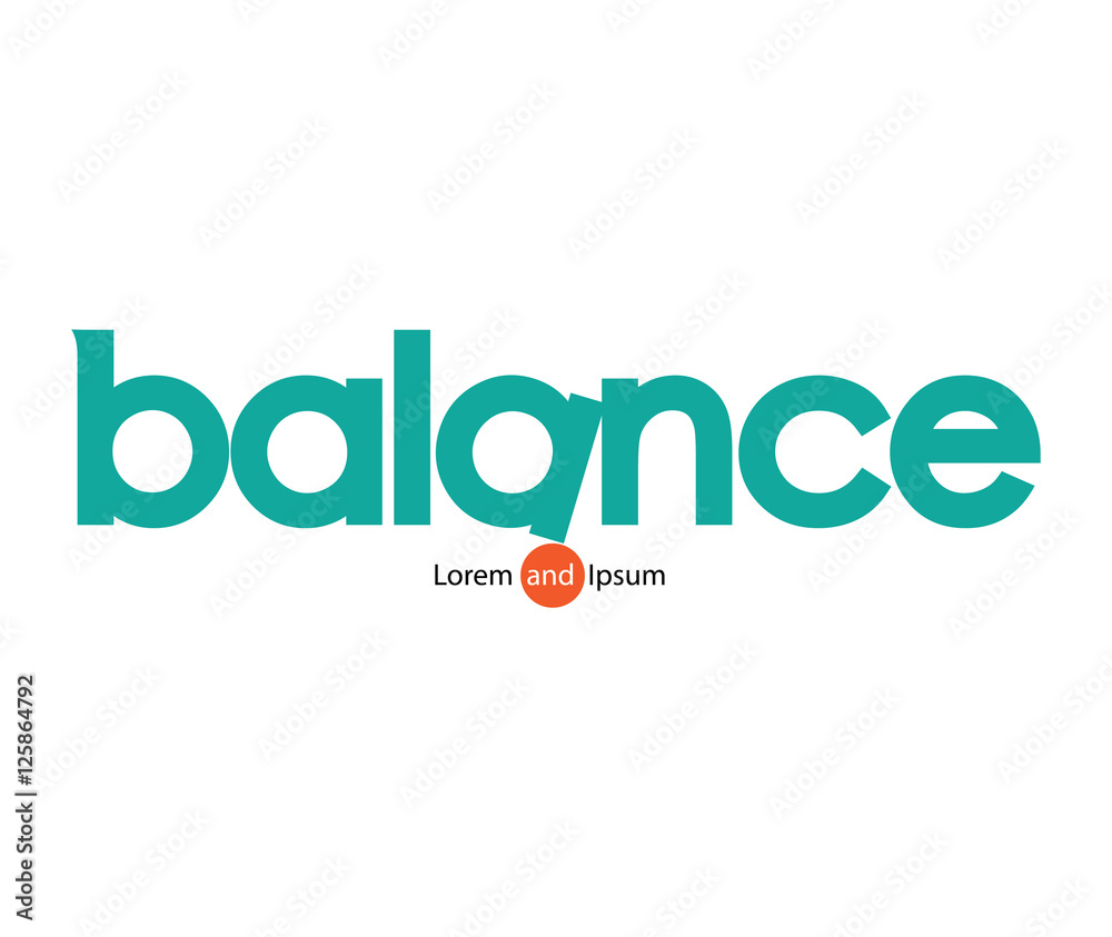 Balance Logo Concept Balance Logo Concept