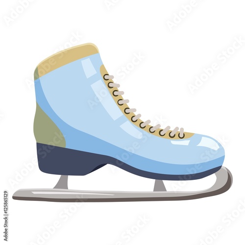 Skates icon. Cartoon llustration of skates vector icon for web