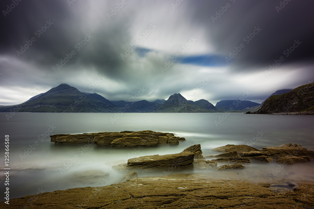 The Black Cuillins on the Isle of Skye from Elgol.