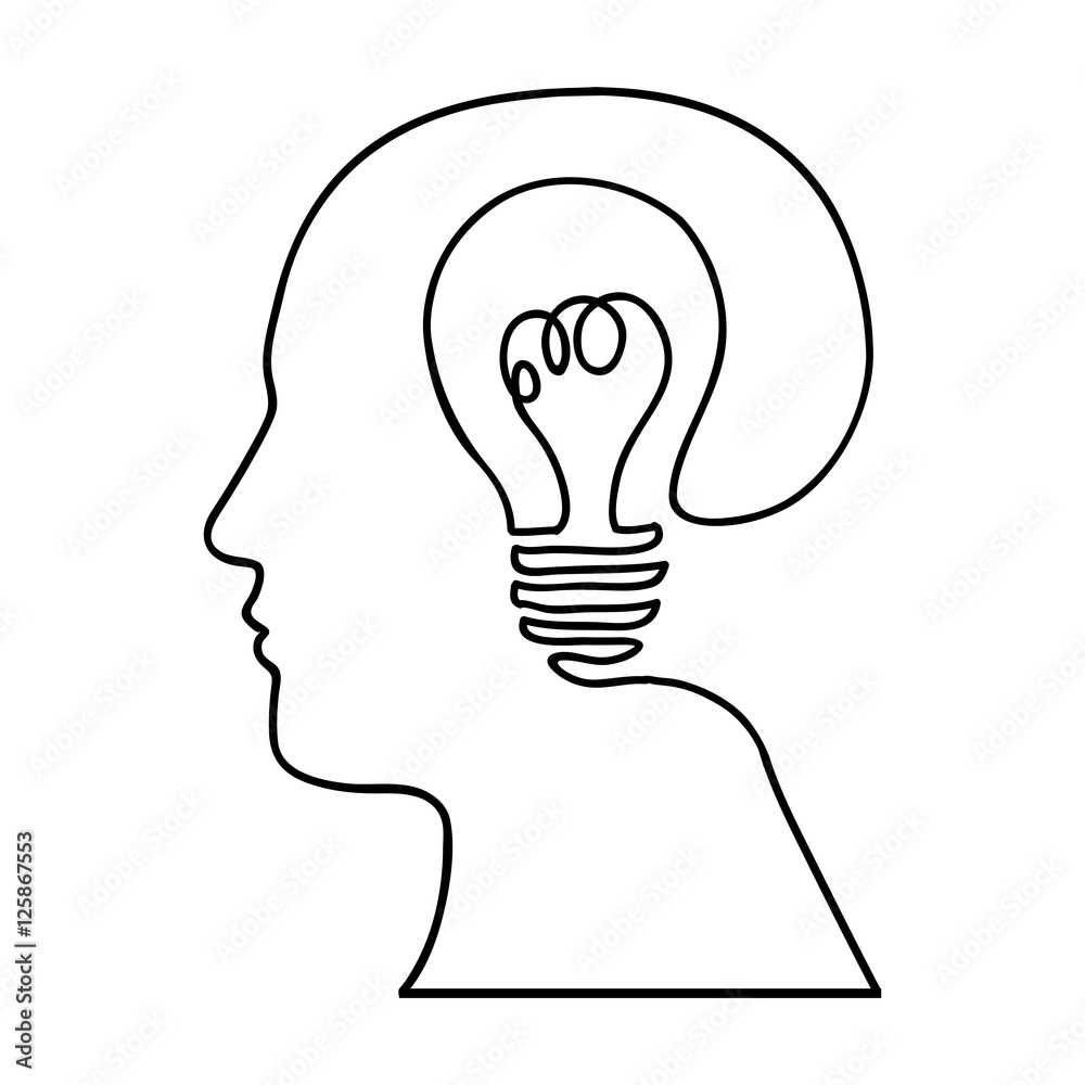 head and lightbulb abstract wisdom icon image vector illustration design head and lightbulb abstract wisdom icon image vector illustration design