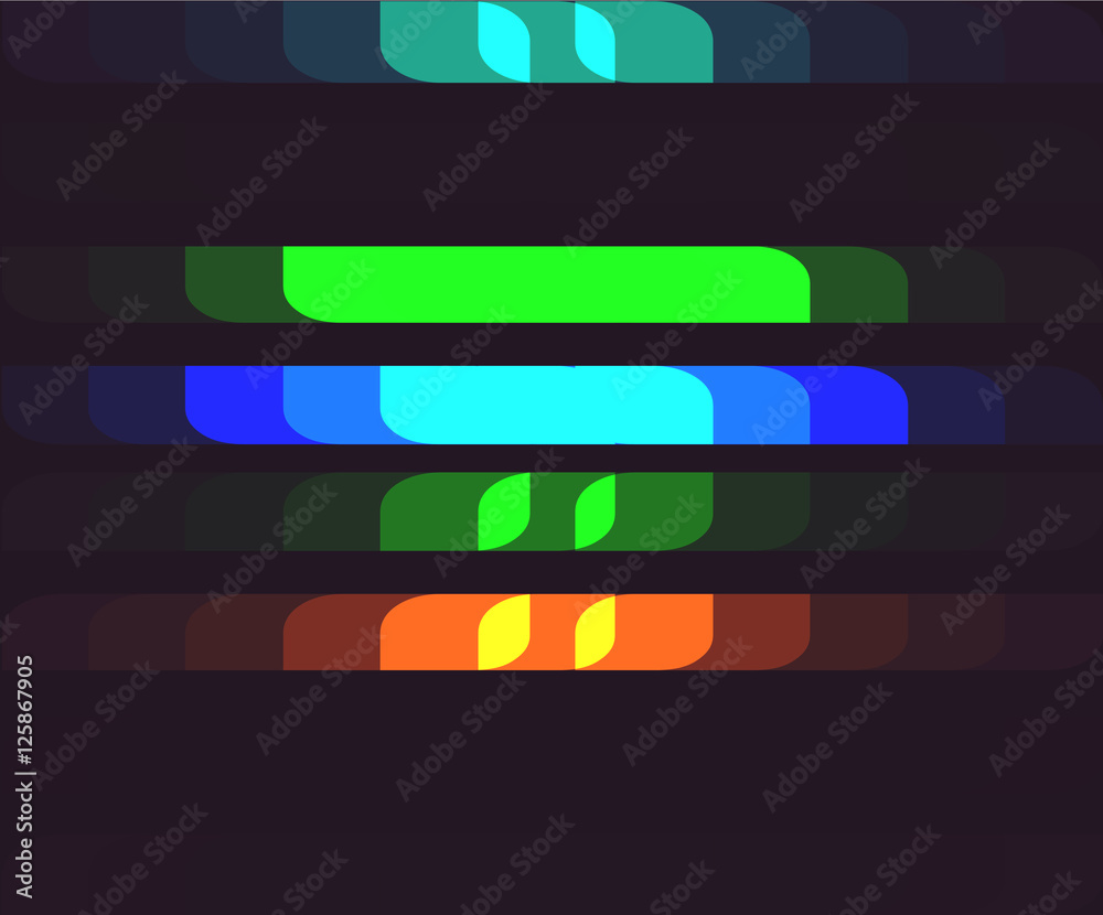 Fototapeta premium Background with Horizontal Color Cells