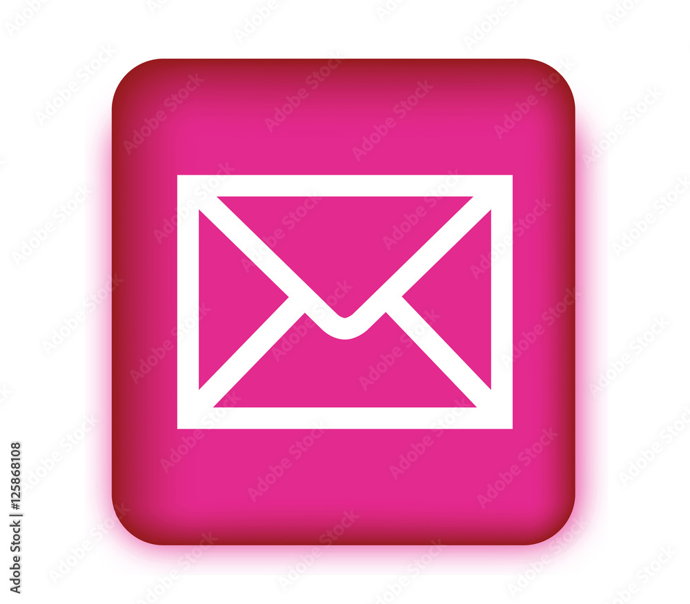 E-Mail Icon with Pink Box E-Mail Icon with Pink Box