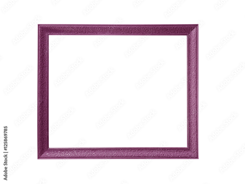 purple picture frames isolated on white background purple picture frames isolated on white background