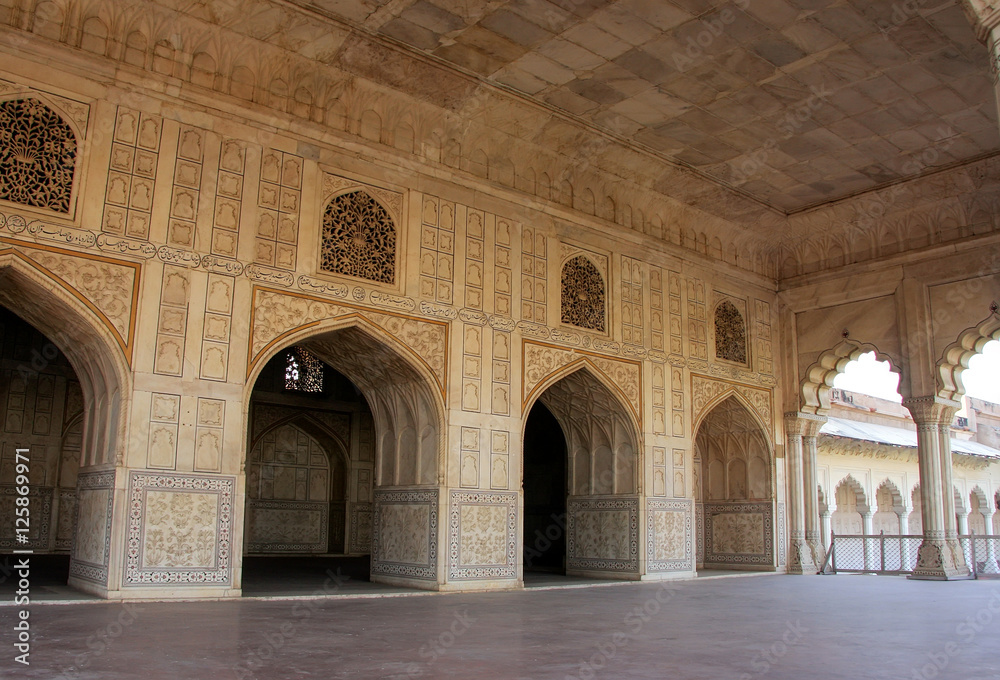 Diwan-i- Khas (Hall of Private Audience) in Agra Fort, Uttar Pra