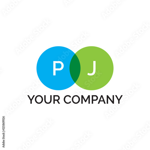 Free Download simple initial two circle PJ - GFXLoad