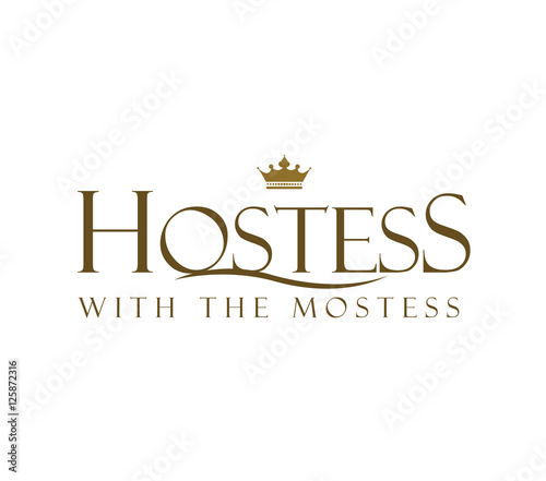 Hostess with the Mostess Logo Design