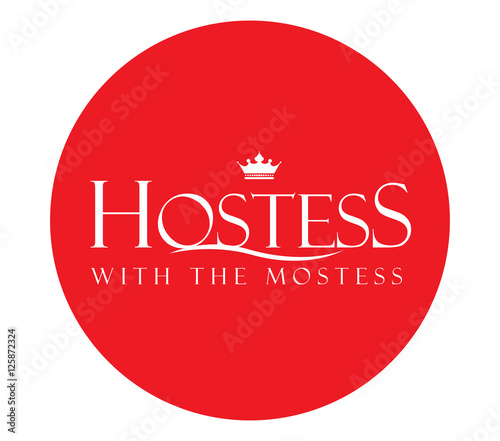 Hostess with the Mostess Logo Design
