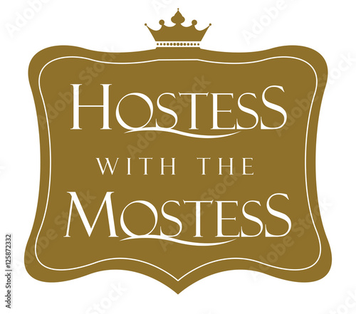 Hostess with the Mostess Logo Design