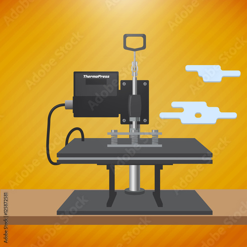 Sublimation thermal press