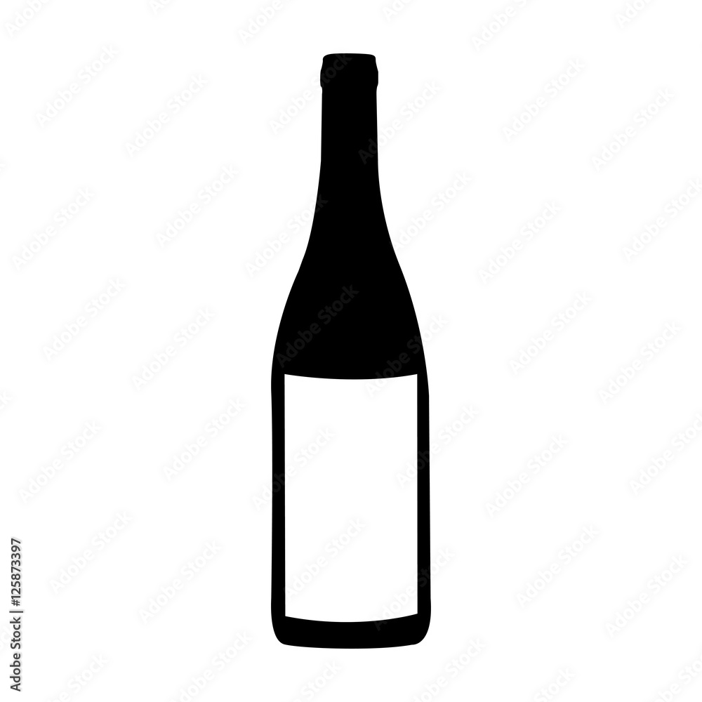 wine bottle icon image vector illustration design wine bottle icon image vector illustration design