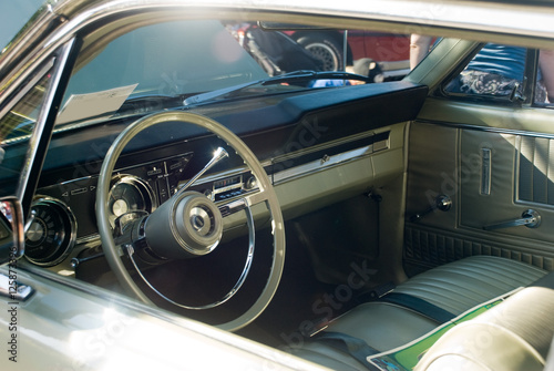 1960s car interior