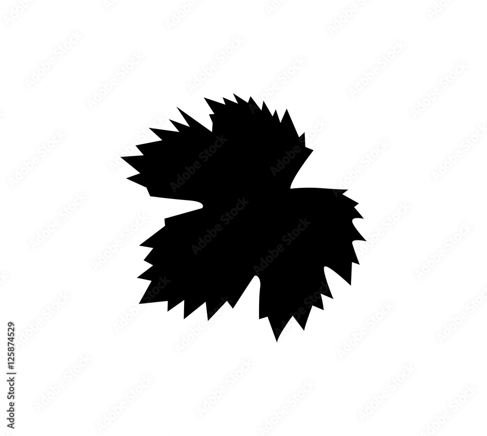 Fototapeta premium Grape Leaf Icon