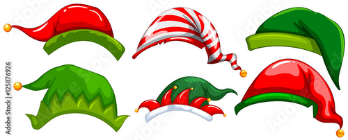 Different design of party hats