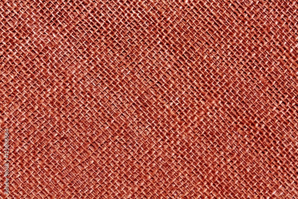 Red hessian sack cloth texture. Red hessian sack cloth texture.