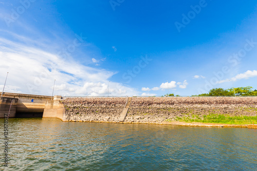 Dam Wall with full of water