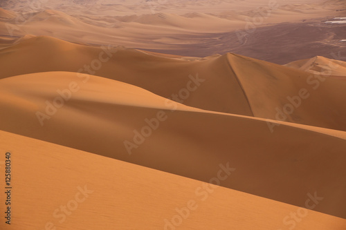 Sand dunes near Huacachina, Ica region, Peru.