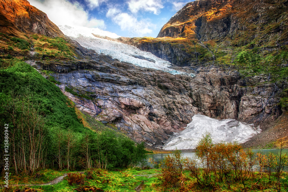 El Glaciar Briksdal
