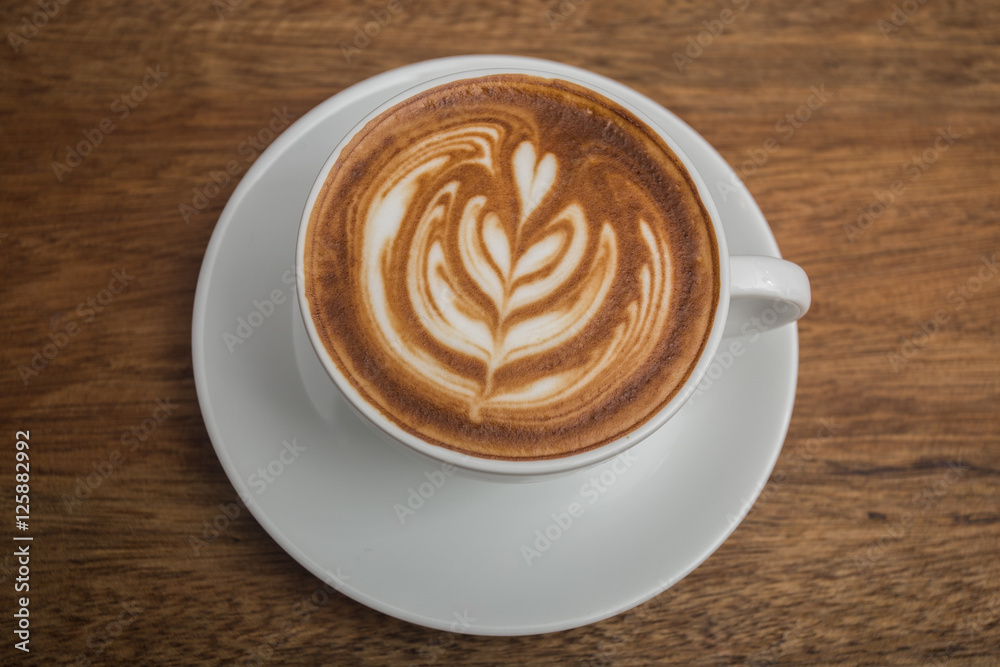 coffee on wood background. coffee on wood background.
