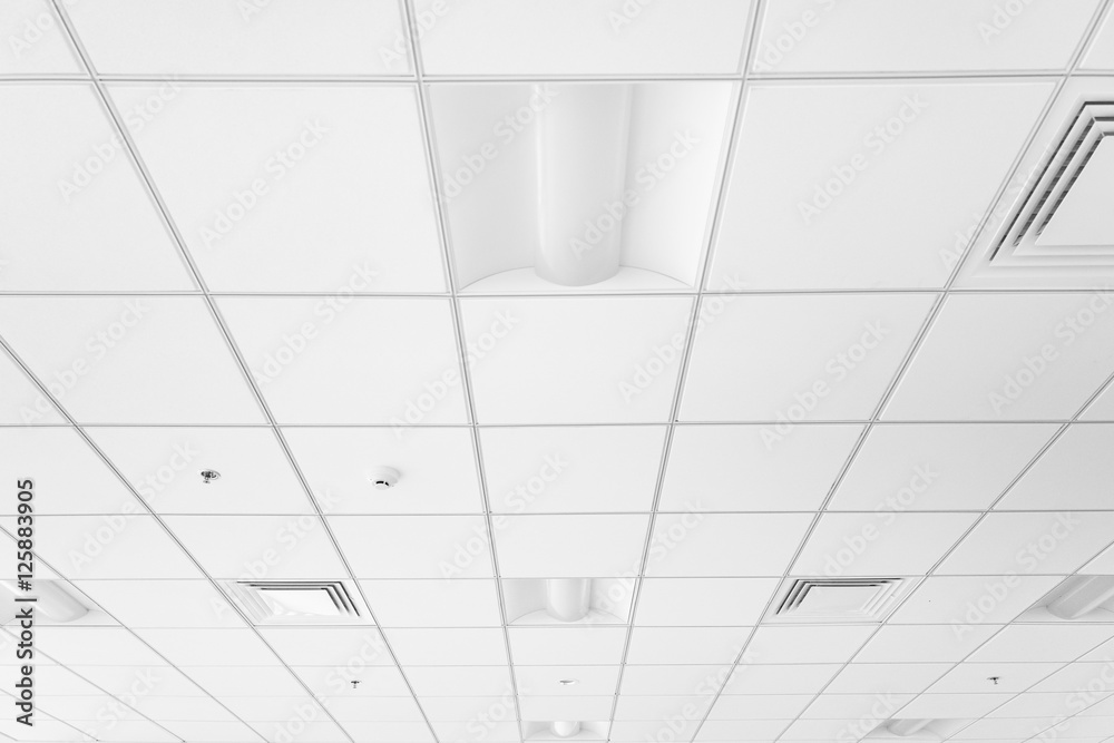 white ceiling - obrazy, fototapety, plakaty 