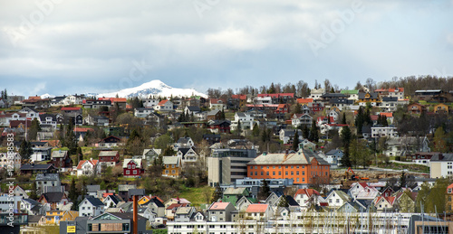 TROMSO, NORWAY - MAY 13,,2016,Urban scenics of the city of Tromso, Norway