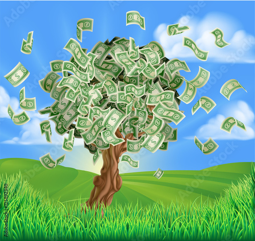 Money Tree Concept