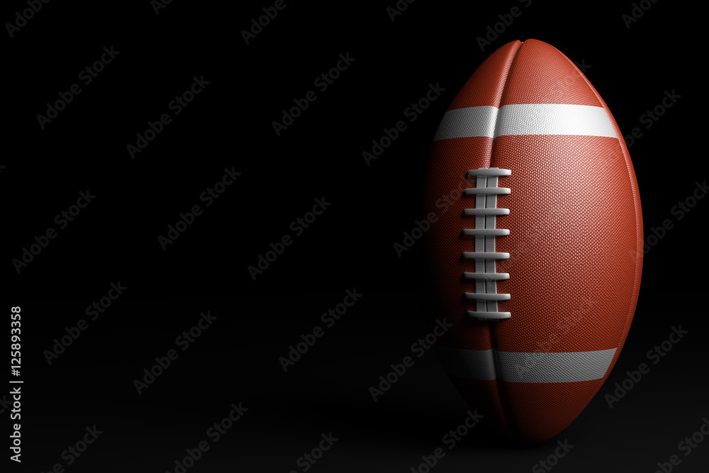 American Football. 3D illustration American Football. 3D illustration