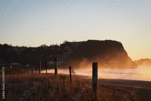 beautiful sunrise beach