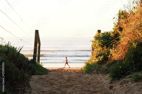 beautiful sunrise beach