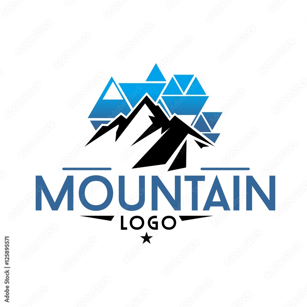 mountain vector logo