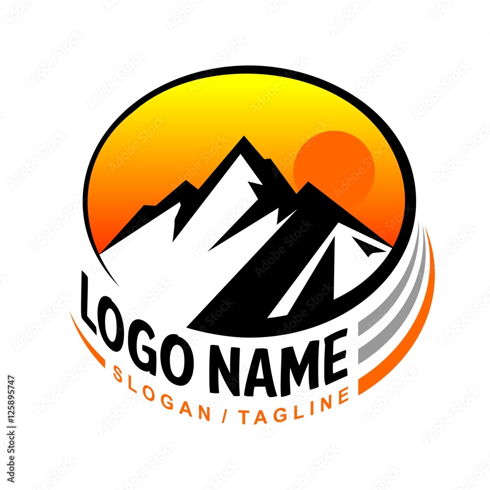mountain vector logo