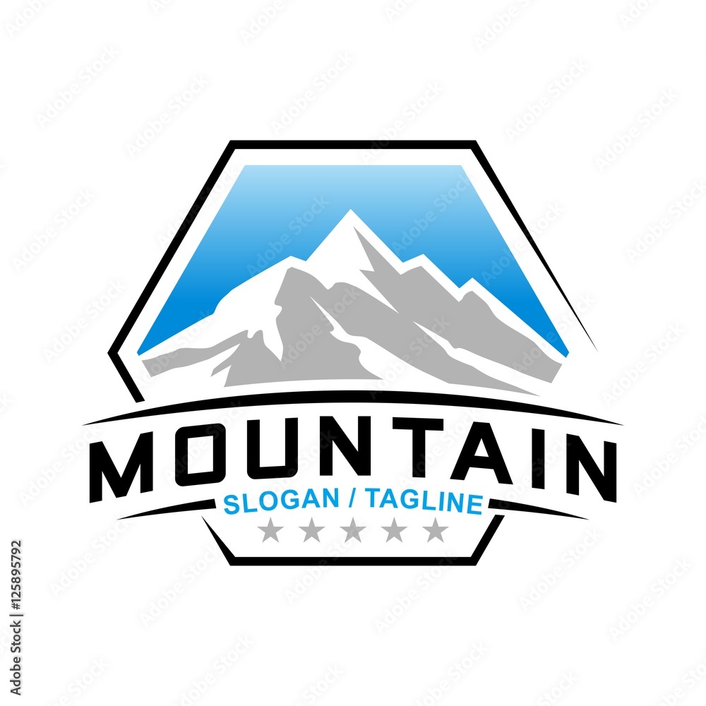 mountain vector logo