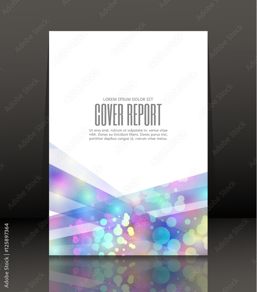 Template design for cover. Banner in A4 size. Abstract background. Vector, illustration.
