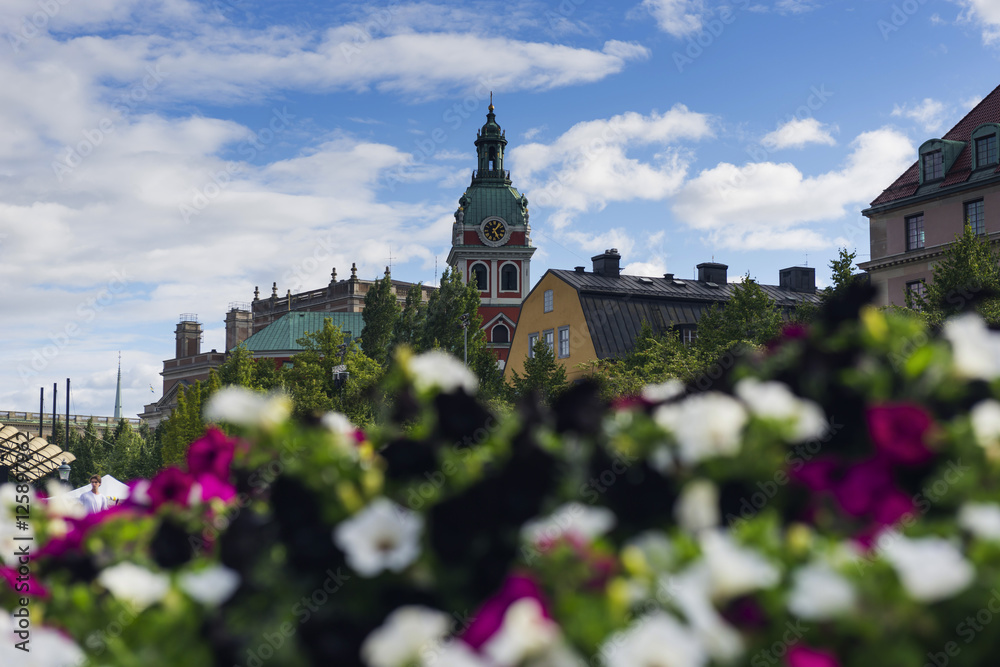 Blick auf Stockholm in Schweden, Gamla Stan