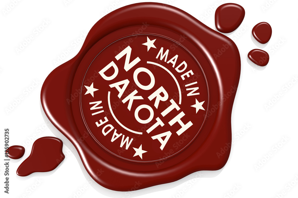 Label seal of Made in North Dakota Label seal of Made in North Dakota