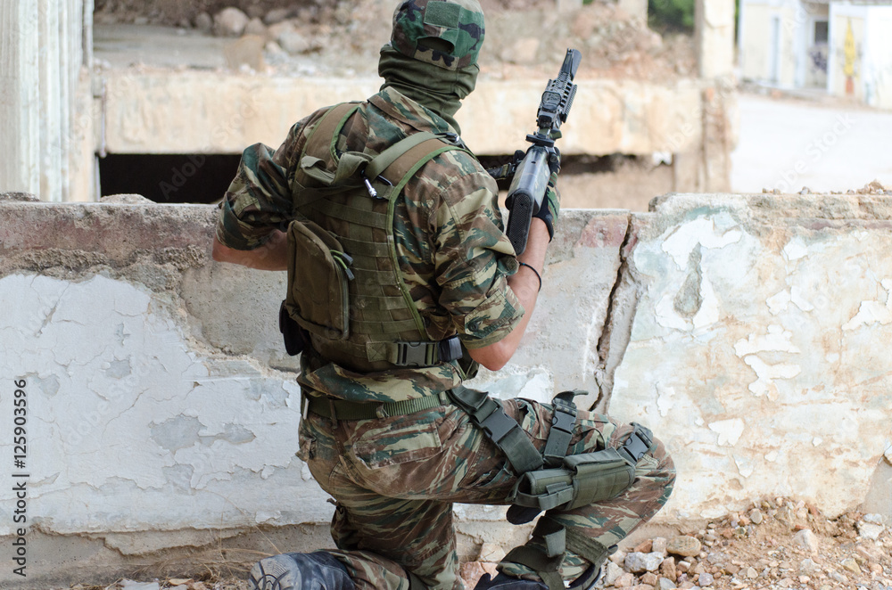 Airsoft soldier reload Airsoft soldier reload