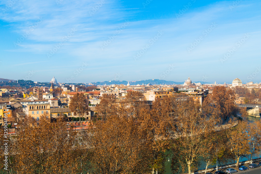 Panorama della città di Roma