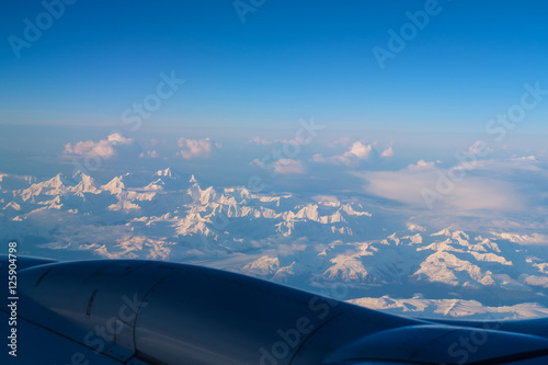 飛行機からの景色