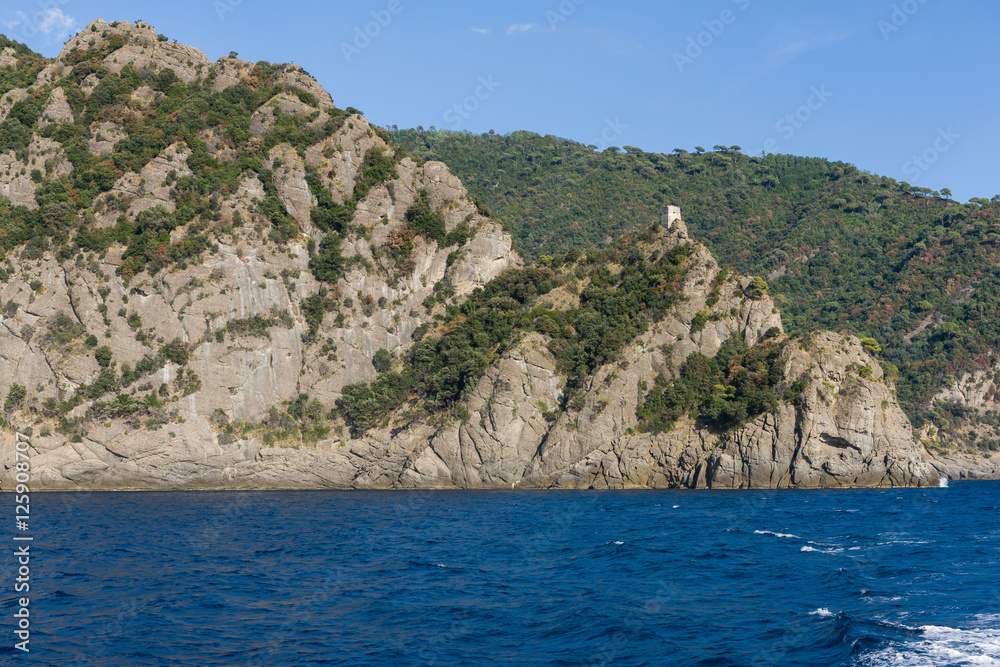 Promontory in Portofino National Park