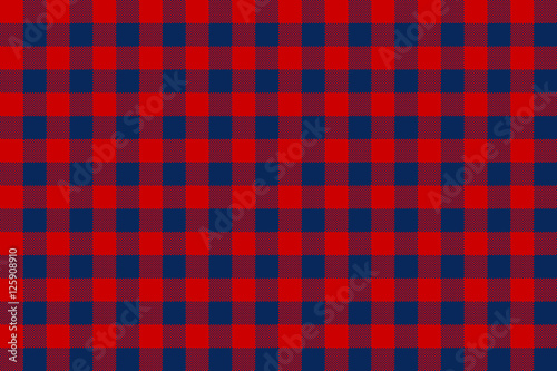 Blue red check seamless background