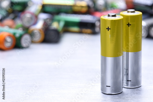 Alkaline battery photo