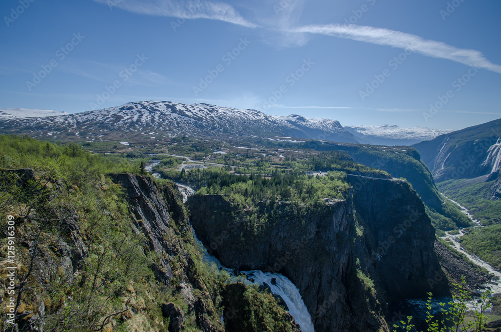 Fototapeta premium waterfalls Cruise trip, norway 