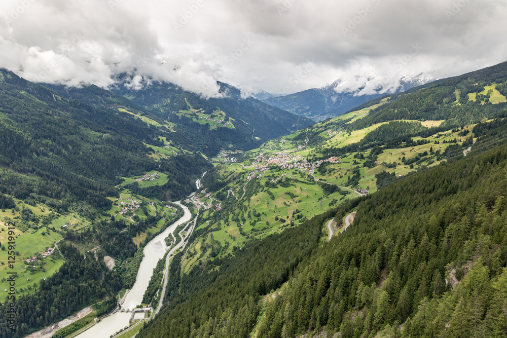 Fototapeta premium Oberes Inntal