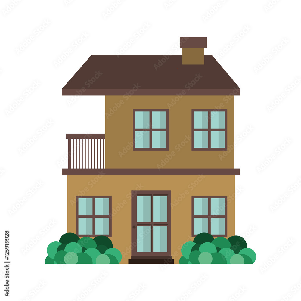 Home building icon. house architecture and real estate theme. Isolated and colorful design. Vector illustration Home building icon. house architecture and real estate theme. Isolated and colorful design. Vector illustration