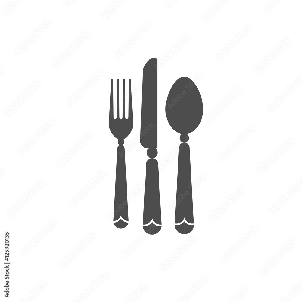 eat logo with spoon knife and fork icon ,template logo for restaurants, cafe, fast food eat logo with spoon knife and fork icon ,template logo for restaurants, cafe, fast food