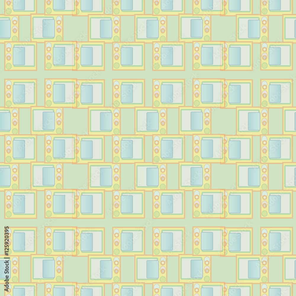 Pattern of geometric shapes. Pattern of geometric shapes.